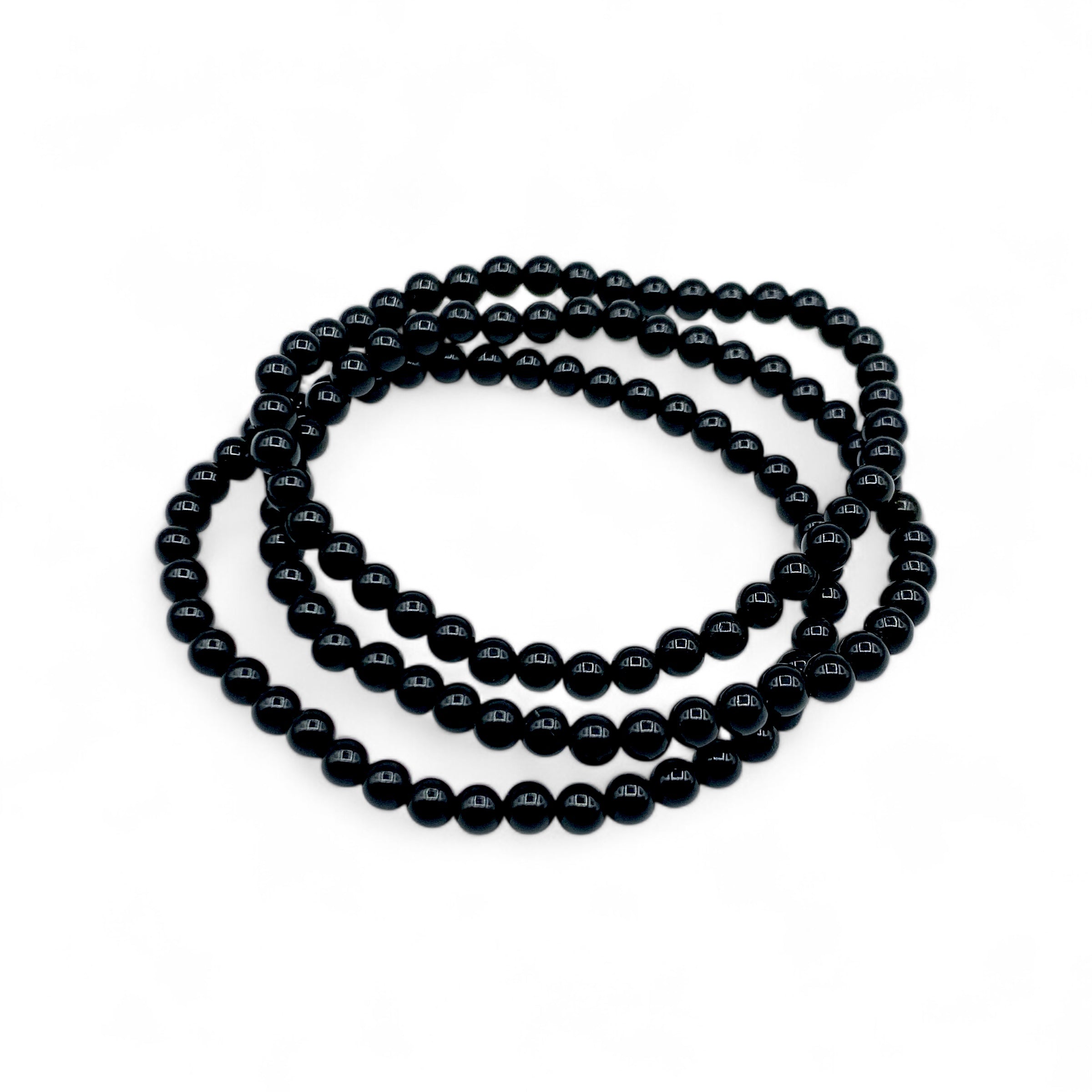 Bracelet - Obsidian 4mm