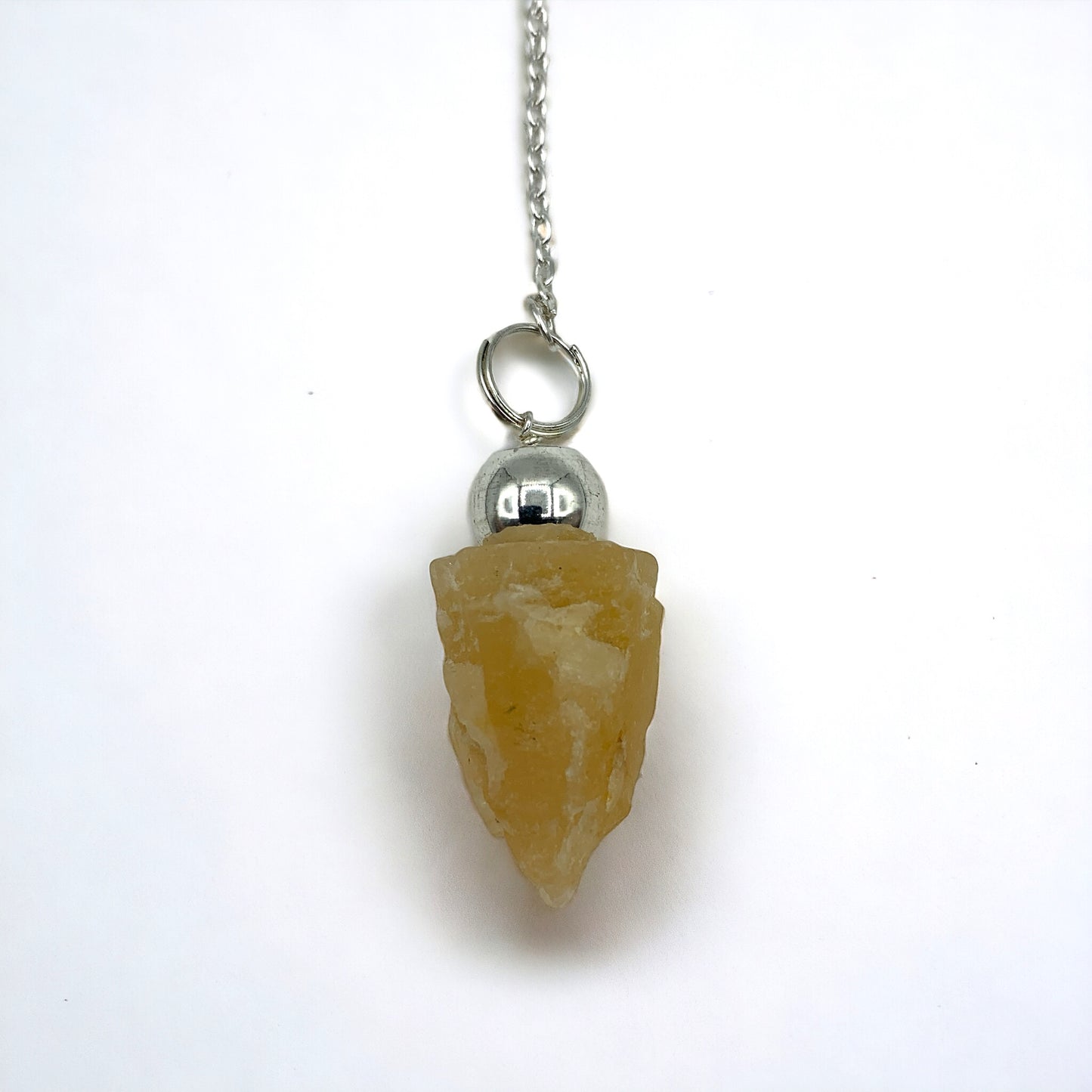 Pendulum - Calcite Orange Raw