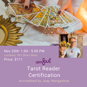 Tarot Reader Certification Sat Nov 25th 961 Bloor West