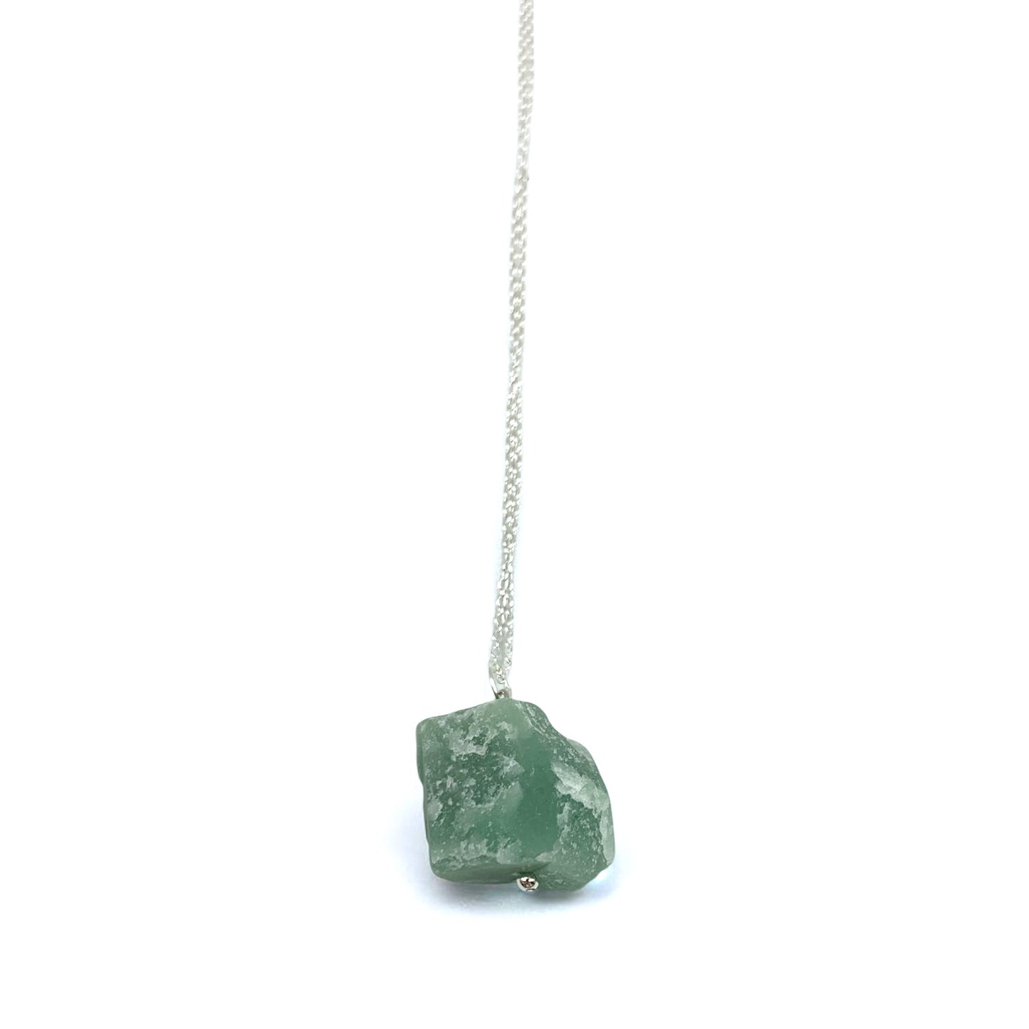 Necklace - Green Aventurine Raw $30