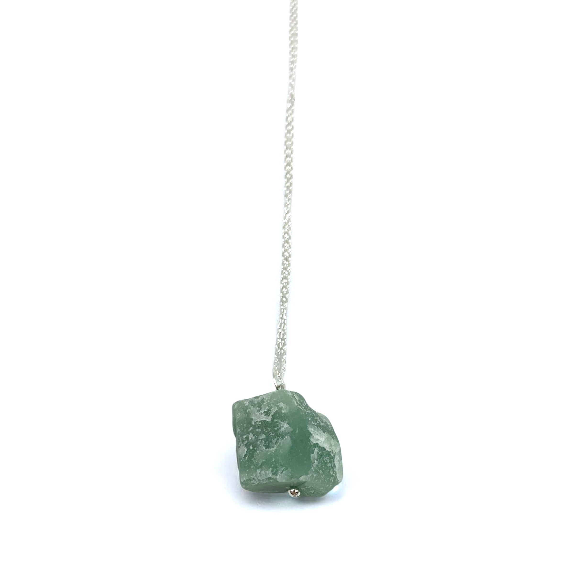 Necklace - Green Aventurine Raw $30
