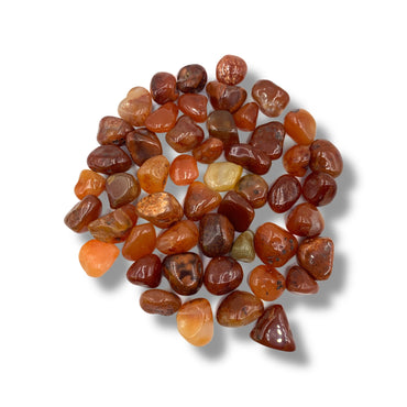 50 Carnelian Tumbles Bulk $50