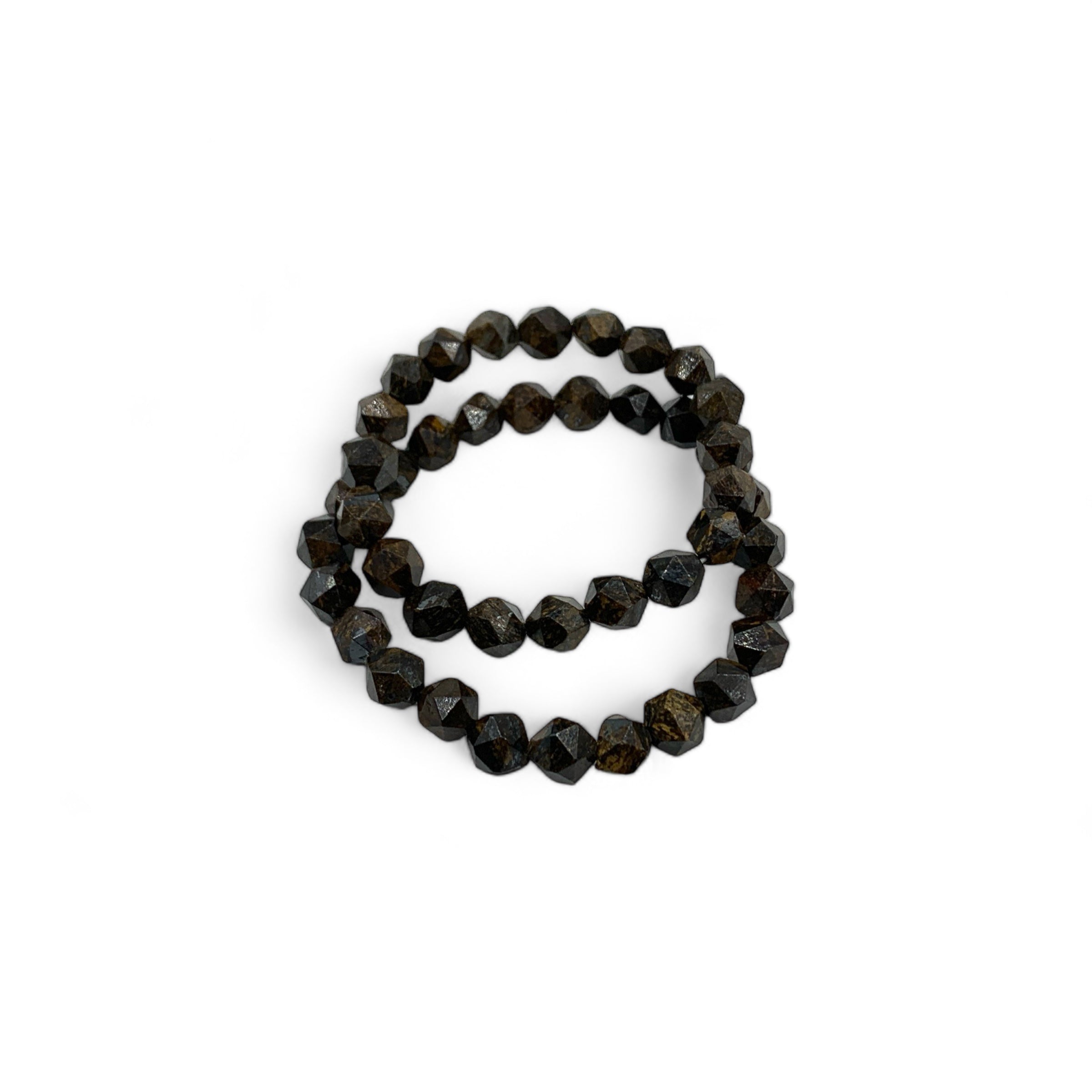 Bracelet - Bronzite Faceted