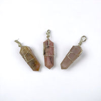 Pendant - Pink Opal Wrapped Point $20