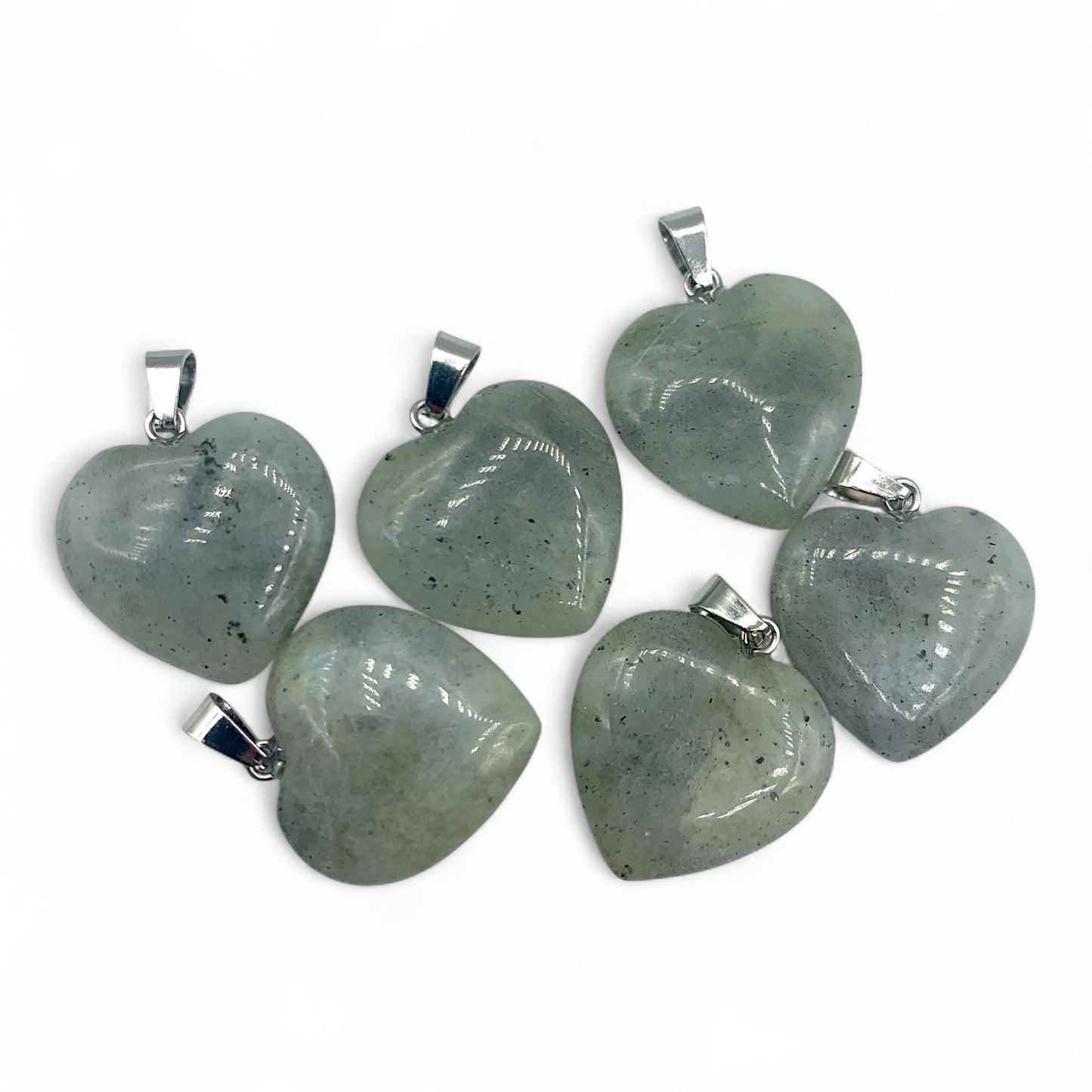Pendant - Labradorite Heart $15
