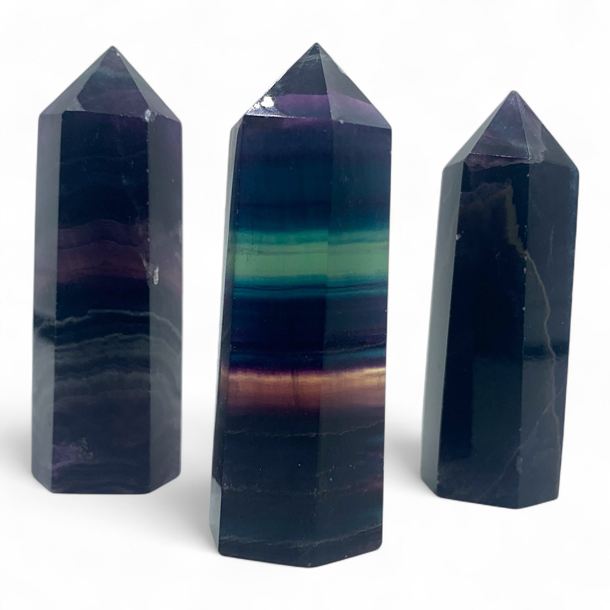 Purple Fluorite Point $35