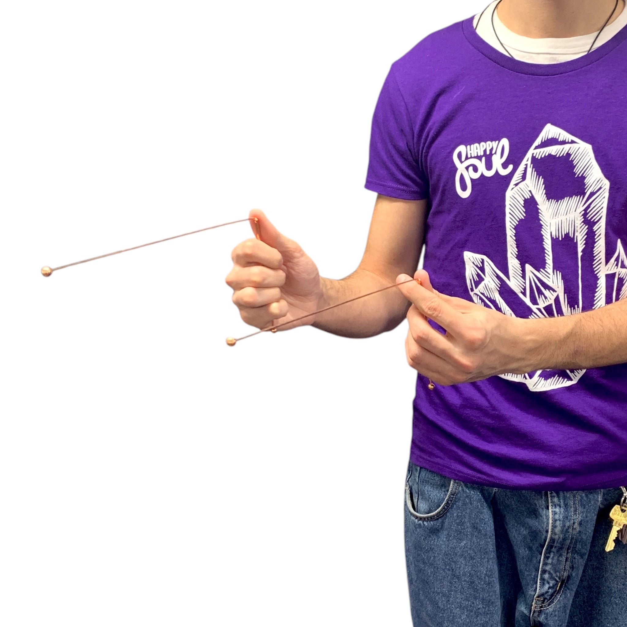 Dowsing Rods Figure Copper Dowsing Rods - Divining Rods for Energy Detection & Spiritual E ...
