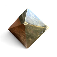 Chalco-pyrite Octahedron JW $180