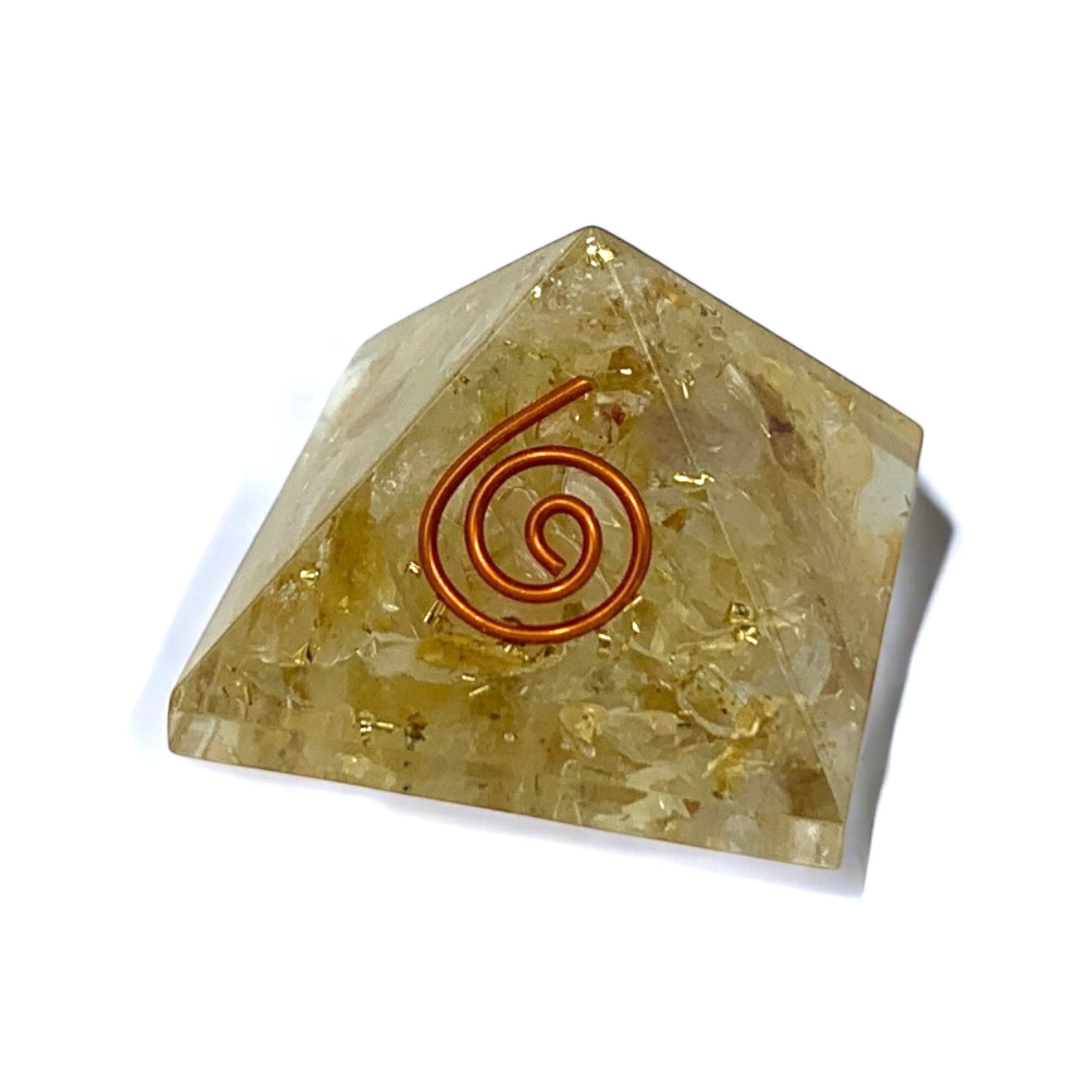 Orgonite - Citrine Pyramid JW $30