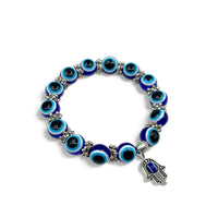 Bracelet - Eye With Hamsa Hand Charm