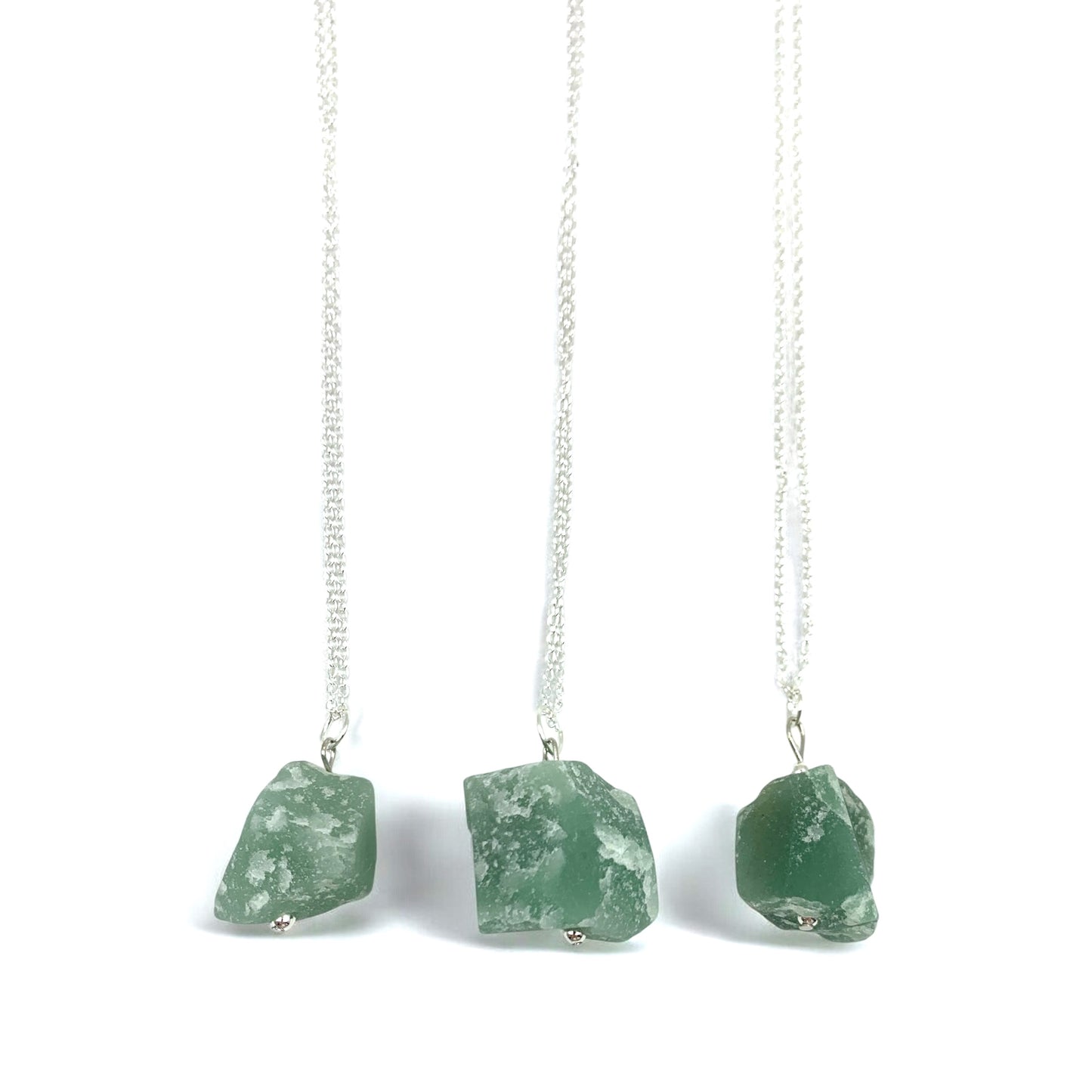 Necklace - Green Aventurine Raw $30