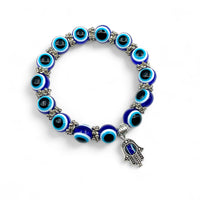 Bracelet - Eye With Hamsa Hand Charm