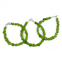 Bracelet - Peridot Nugget $35