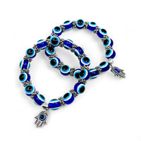 Bracelet - Eye With Hamsa Hand Charm