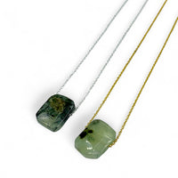 Necklace - Prehnite Assorted Shapes $40