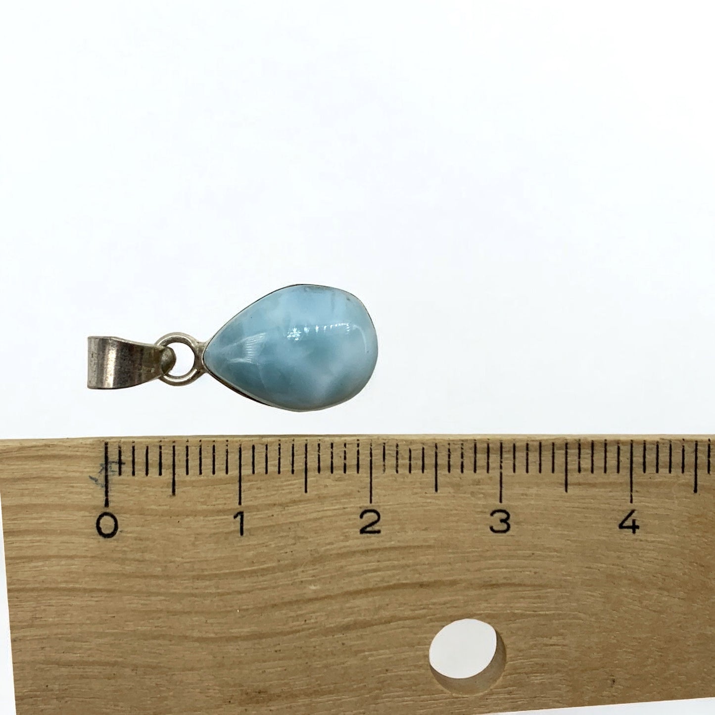 Necklace - Larimar Teardrop $40