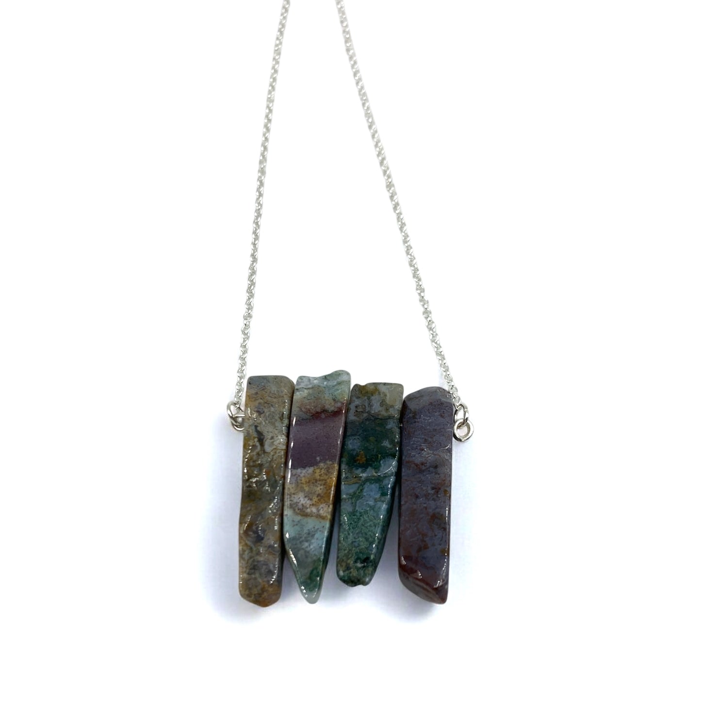 Necklace - Jasper Ocean Points $50