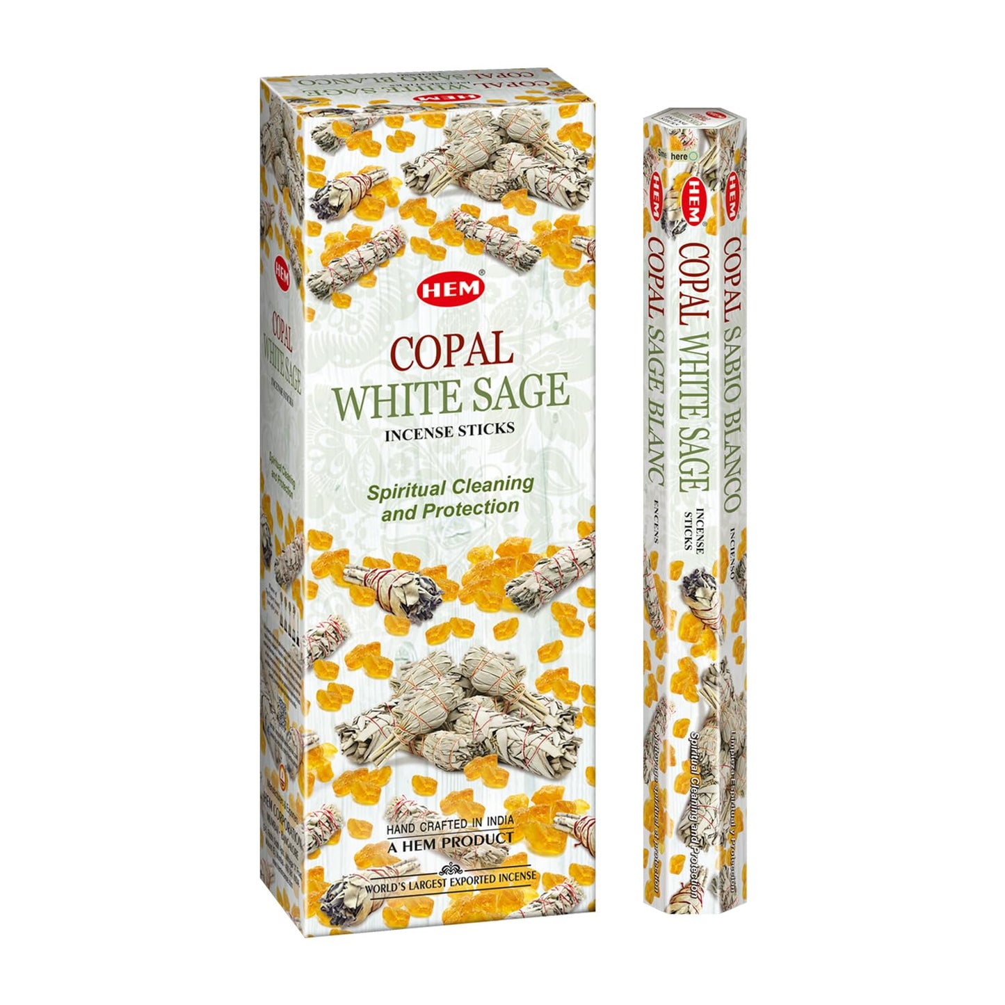 Incense - Copal White Sage HEM