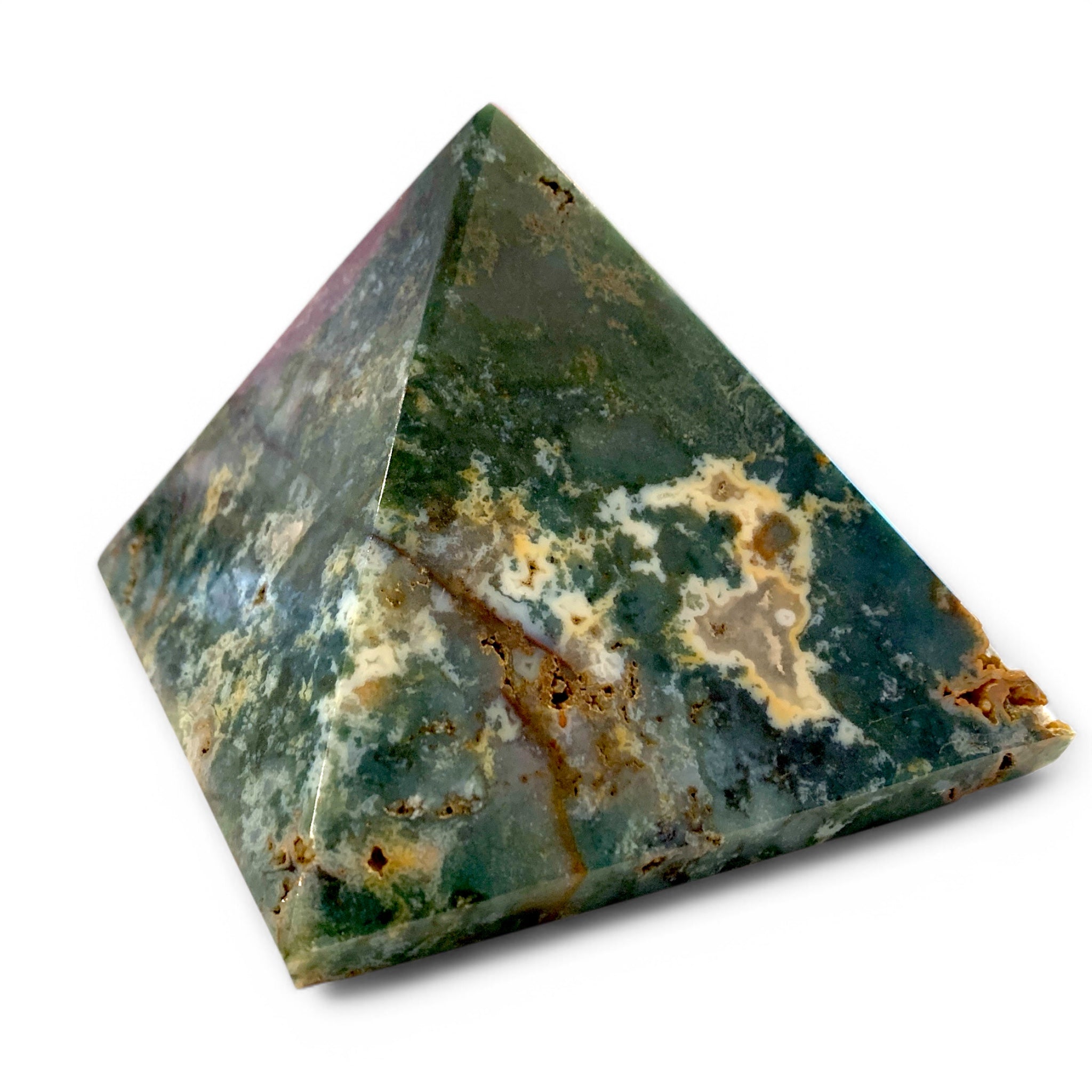 Agate - Moss Pyramid $320