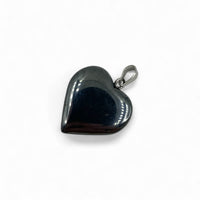 Pendant - Hematite Heart $15