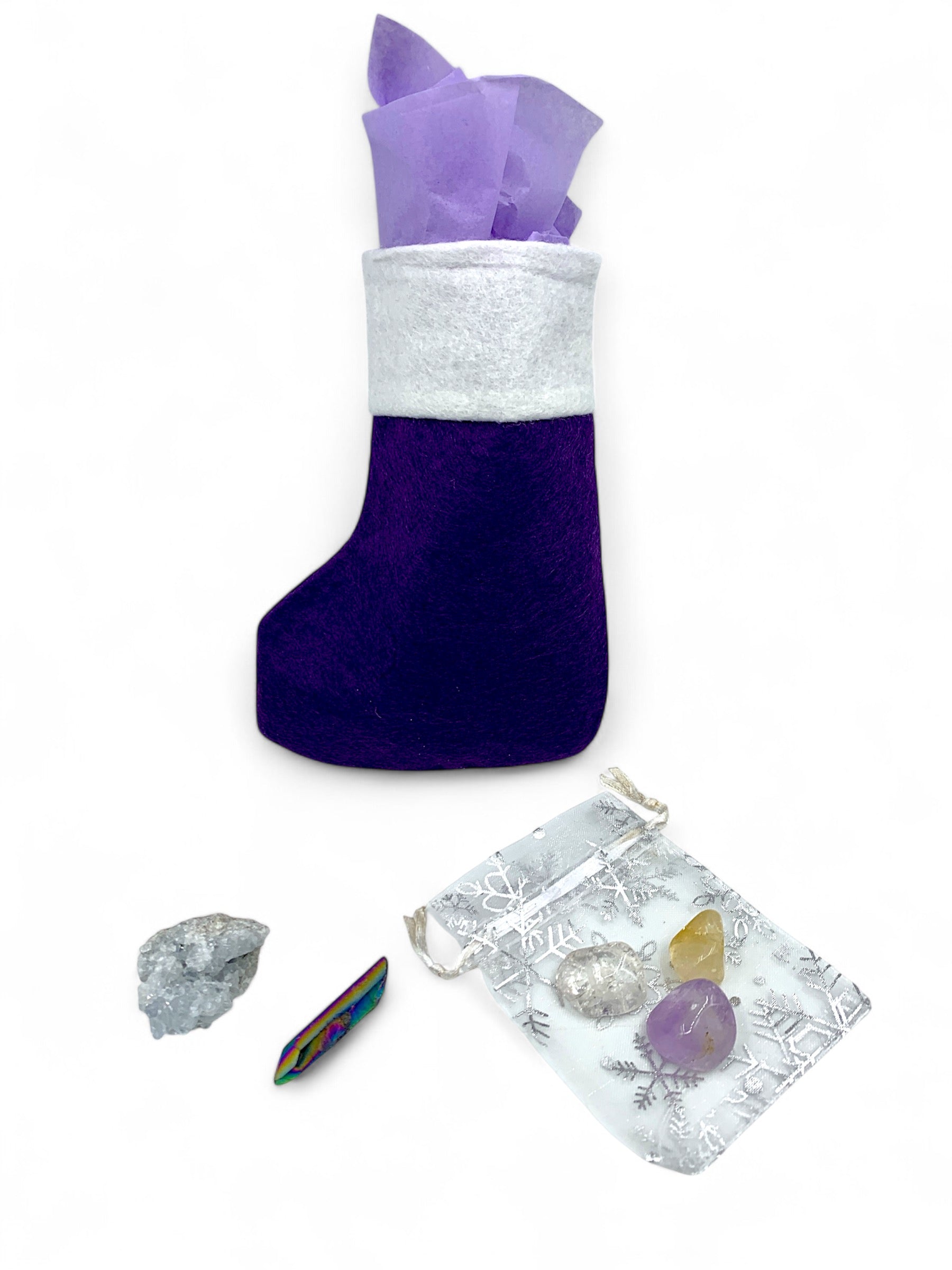 Christmas Crystal Stocking