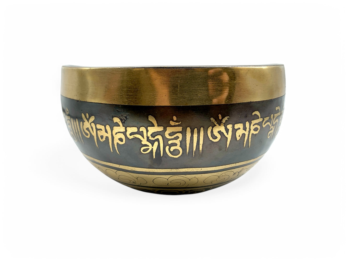 Singing Bowl - Etched Brass 5 - 5.5"