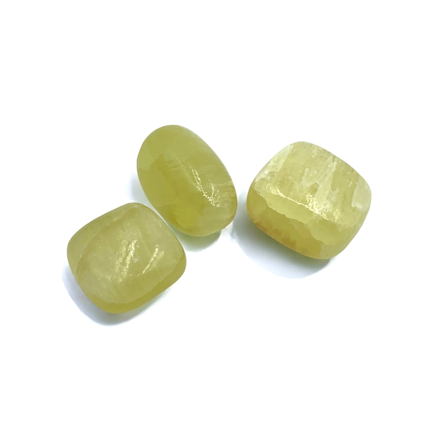 Calcite - Yellow Tumble $6