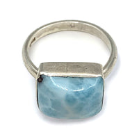 Ring- Larimar Square Shaped $60