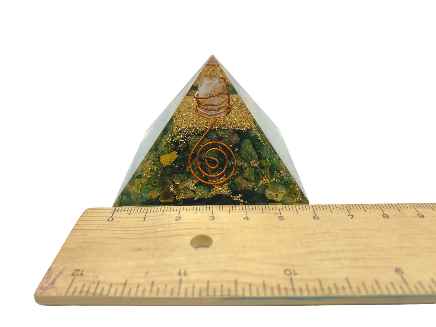 Orgonite - Green Aventurine Pyramid $40