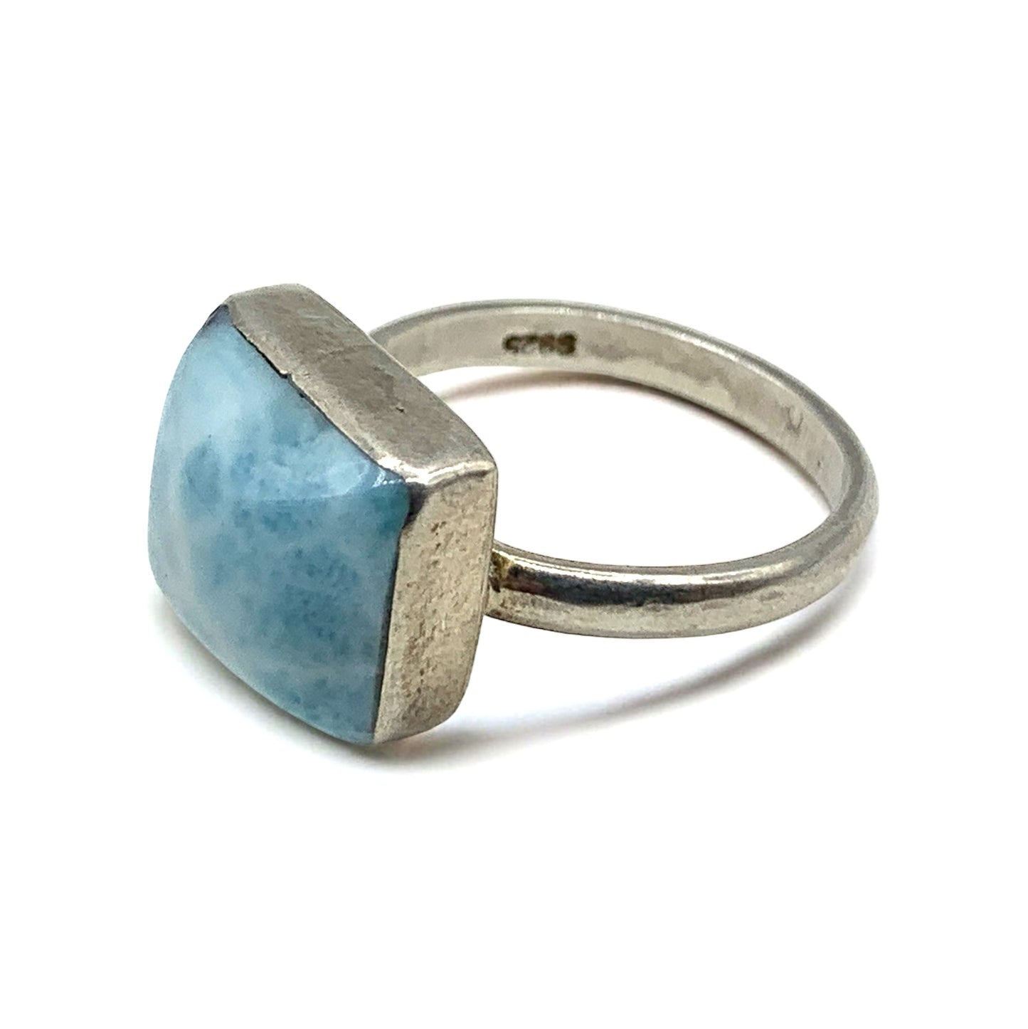 Ring- Larimar Square Shaped $60