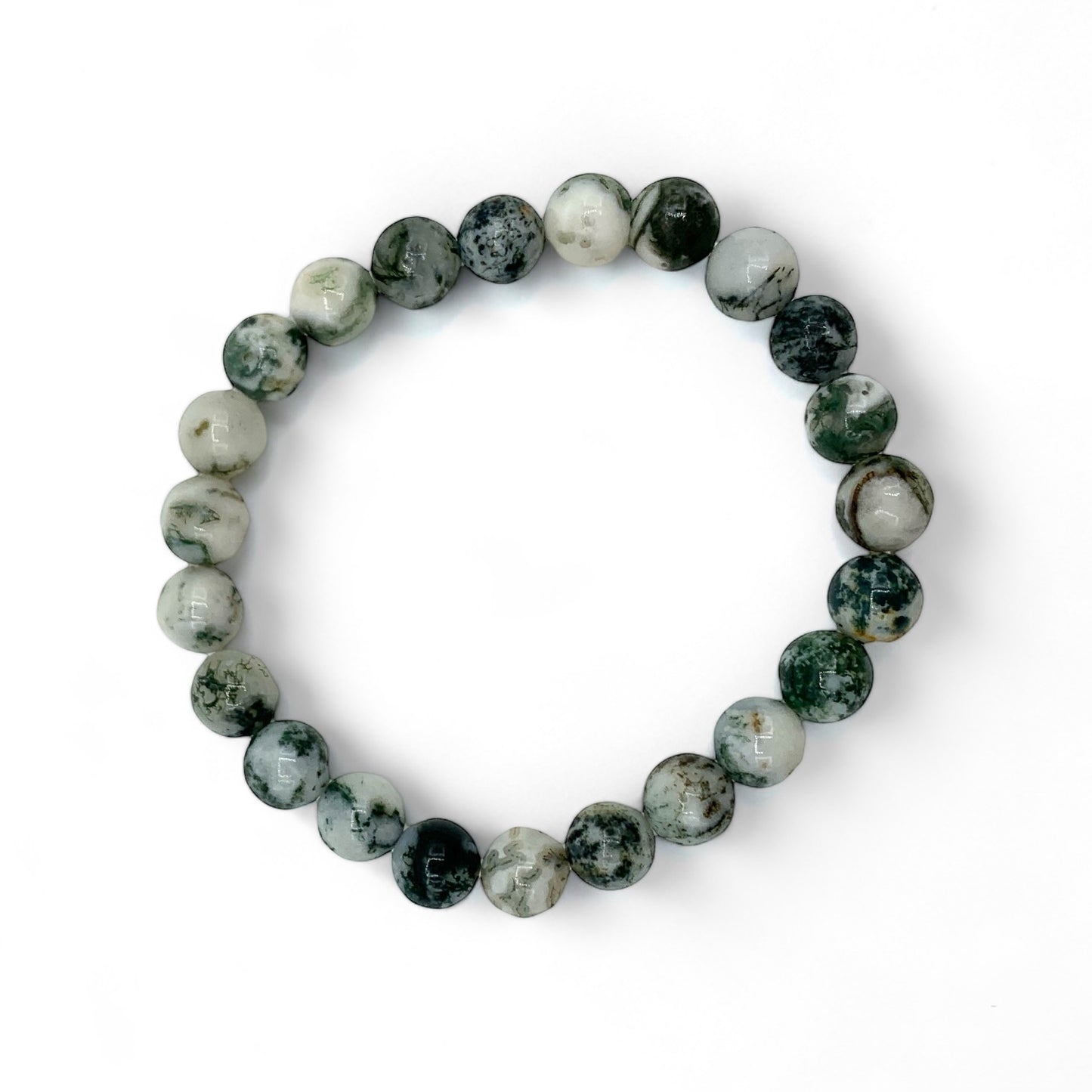 Bracelet - Agate Moss 8mm