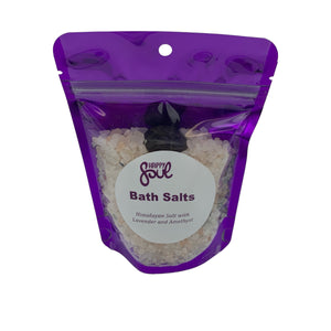 Bath Salt - Himalayan Salt with Lavender and Amethyst $6