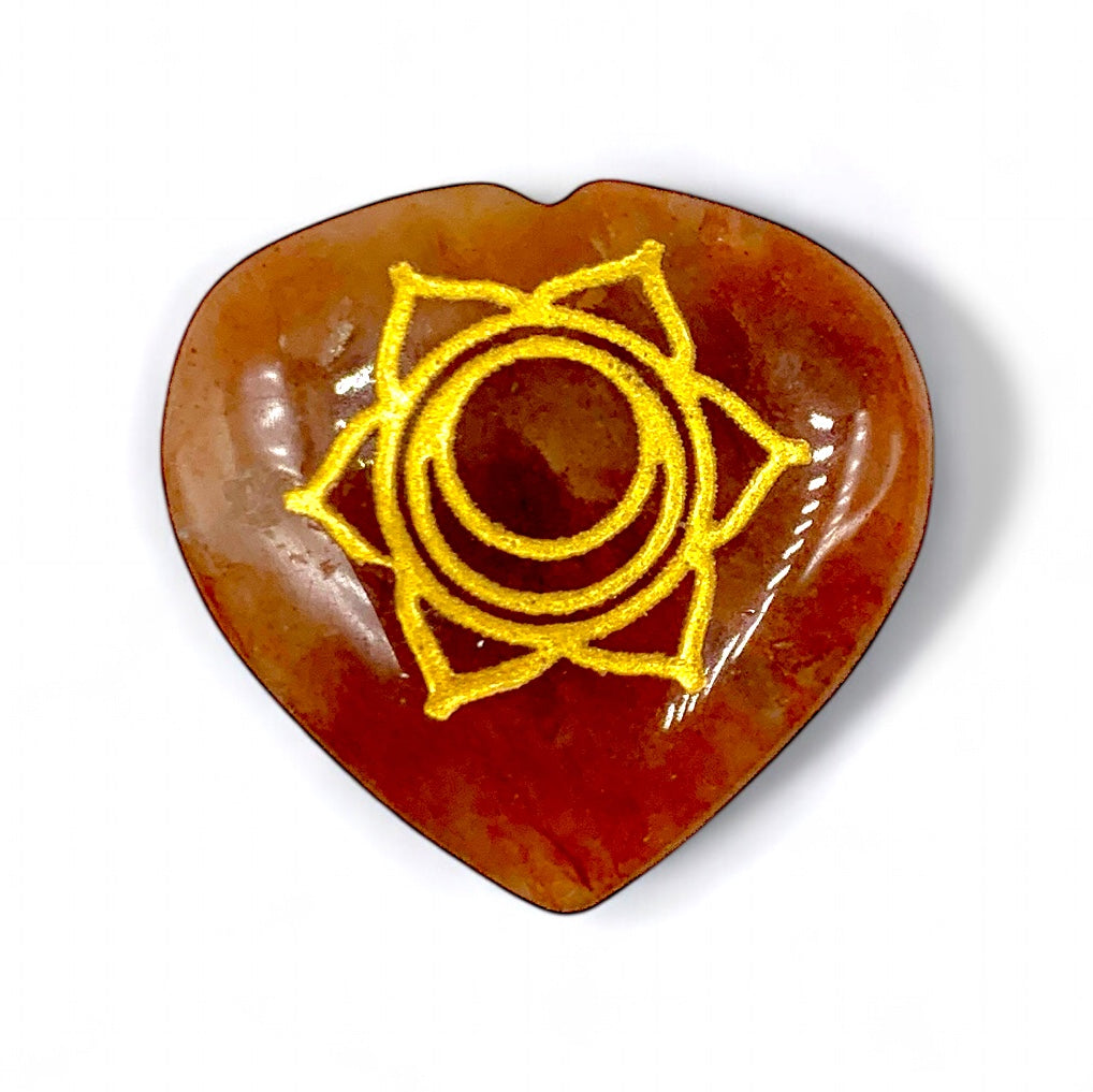 Red Aventurine - Sacral Chakra Heart JW $8