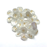 Clear Quartz - Runes Set $47