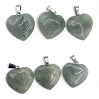 Pendant - Labradorite Heart $15