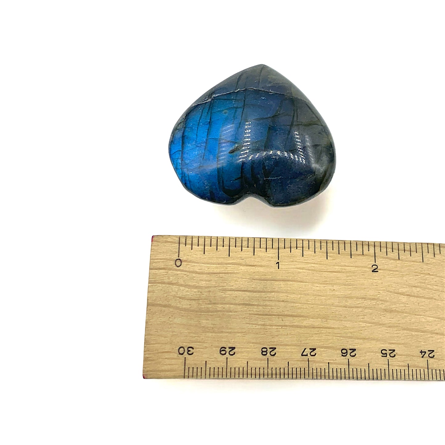 Labradorite - Heart Puffy JW $30