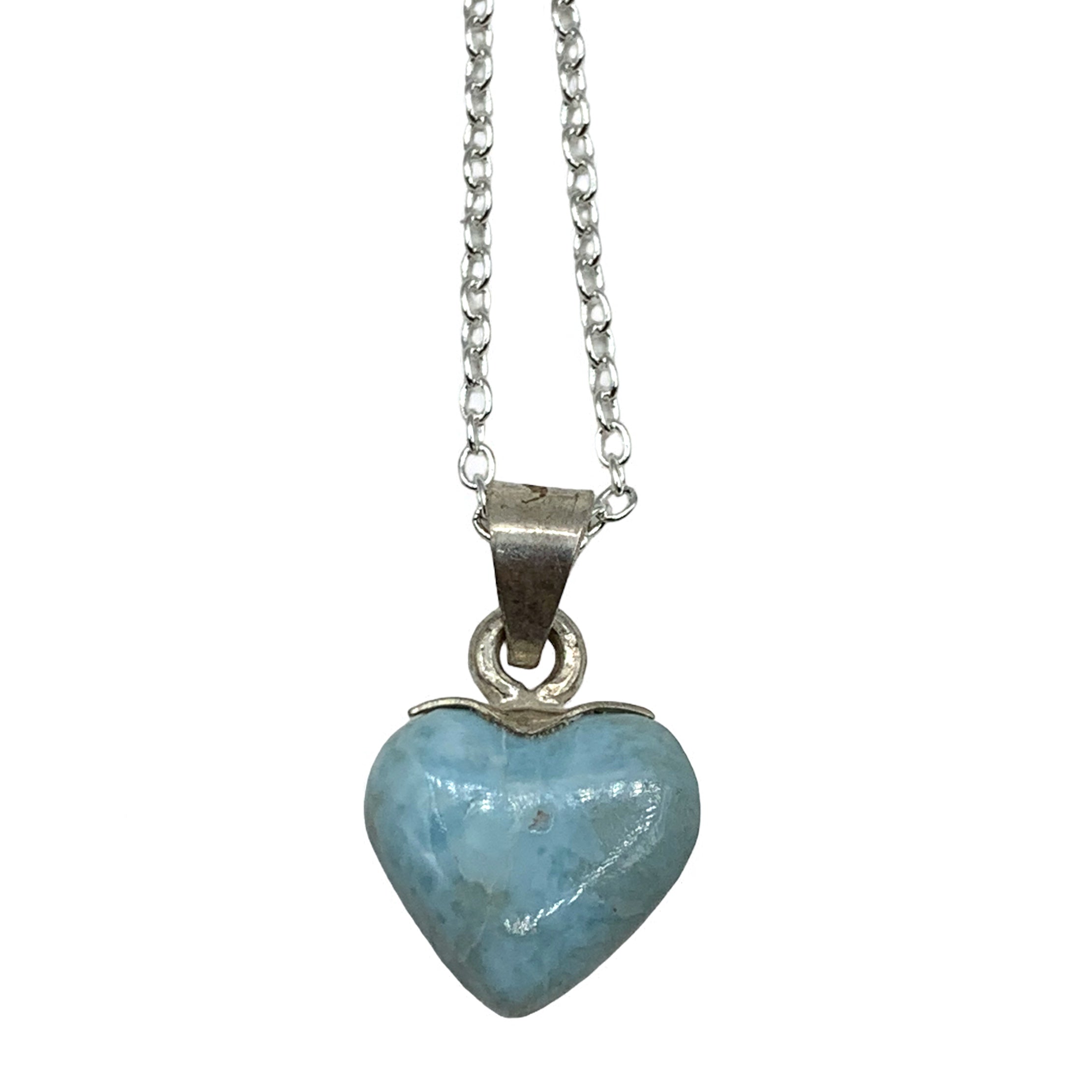 Necklace - Larimar Heart $40