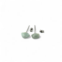 Earrings - Aquamarine Studs