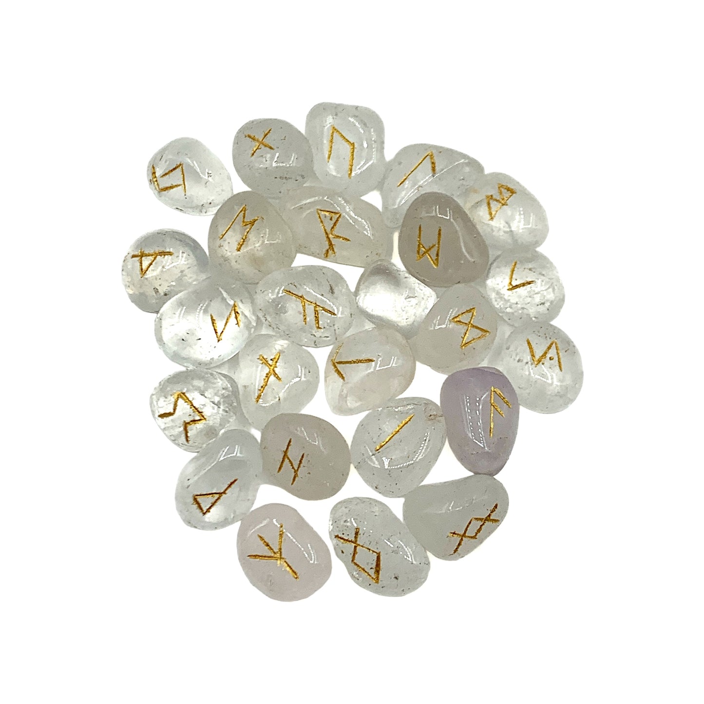 Clear Quartz - Runes Set $47