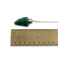 Pendulum - Raw Green Aventurine $25