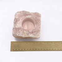 Candle Holder - Rose Quartz $50