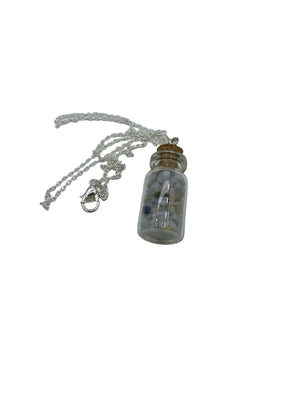 Necklace - Crystal Jar Blue Lace Agate $30