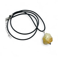 Necklace - Citrine Raw Assorted Shapes $35