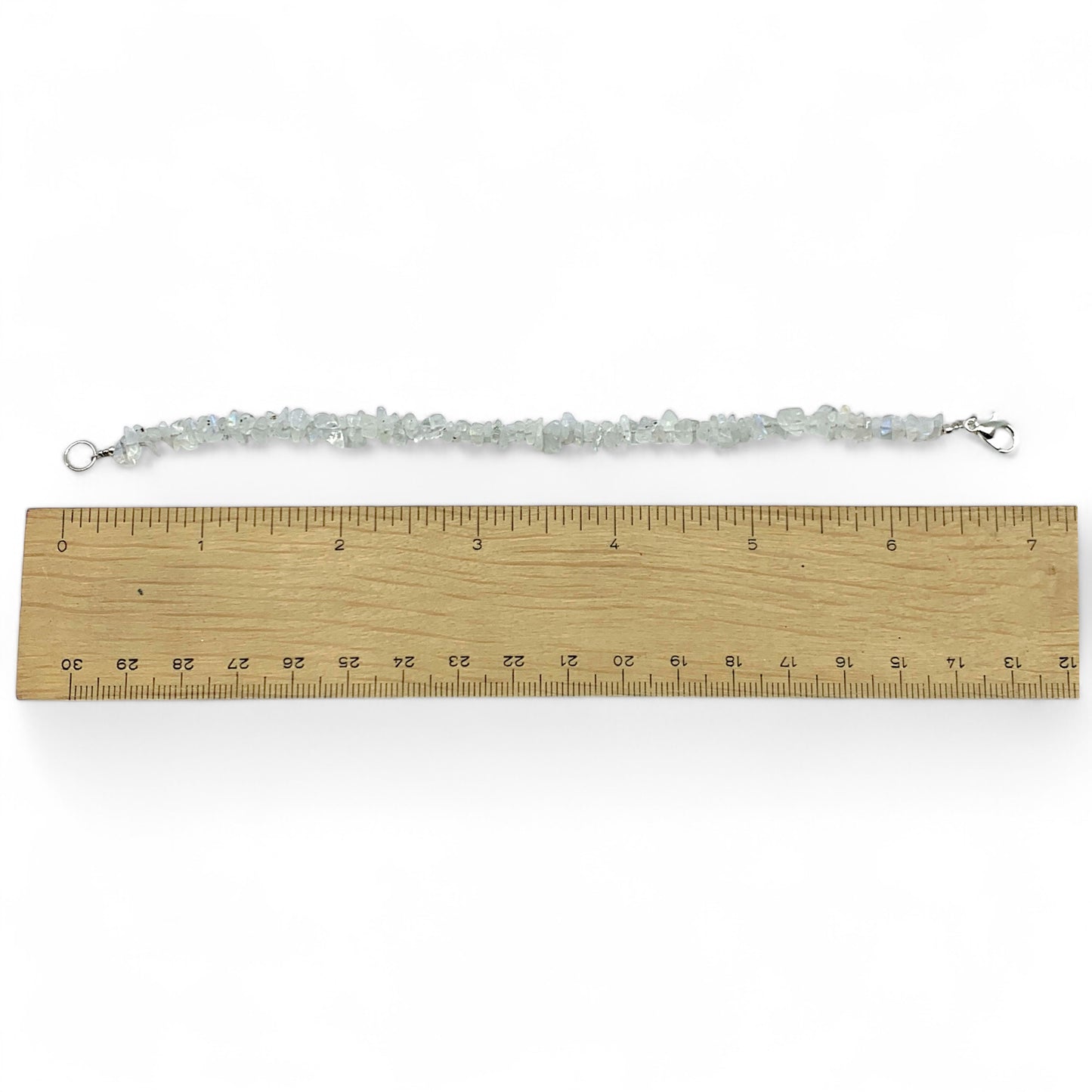 Bracelet - Moonstone White Chips