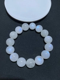 Bracelet - Moonstone Blue 8mm $70