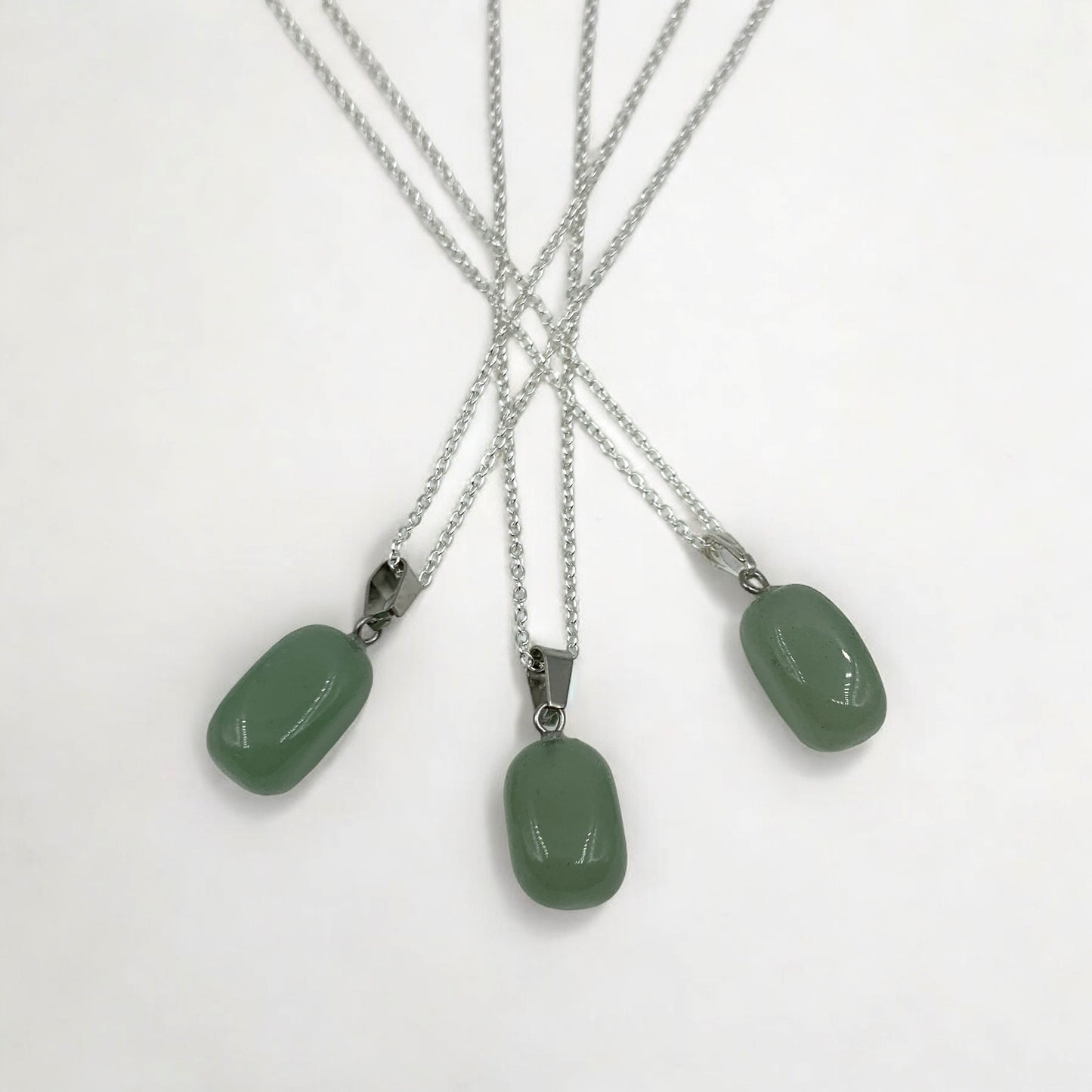 Necklace - Aventurine Green Tumble $25