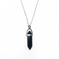 Necklace - Obsidian Double Terminated $25