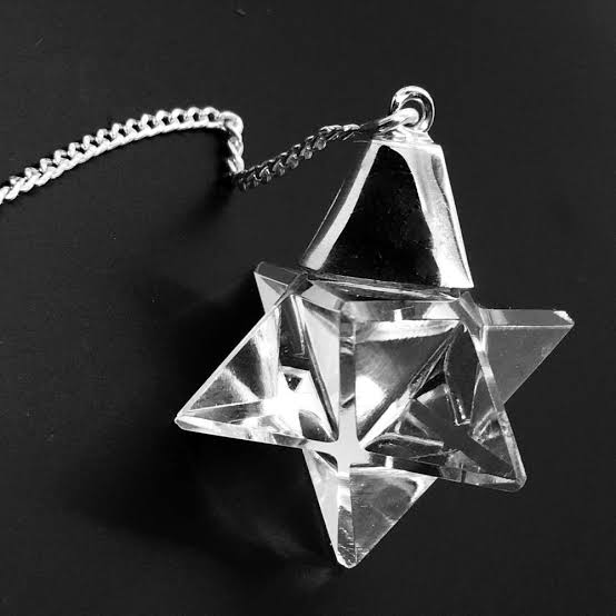 Pendulum - Clear Quartz Merkaba