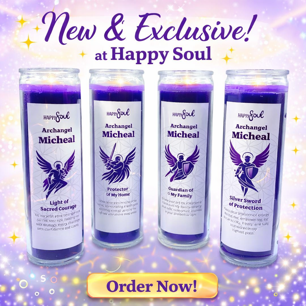 Candle - Happy Soul Archangel Michael Candles $23 - Happy Soul Online
