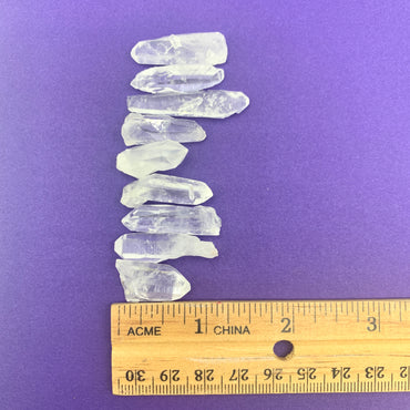 Clear Quartz - Lemurian Points $3